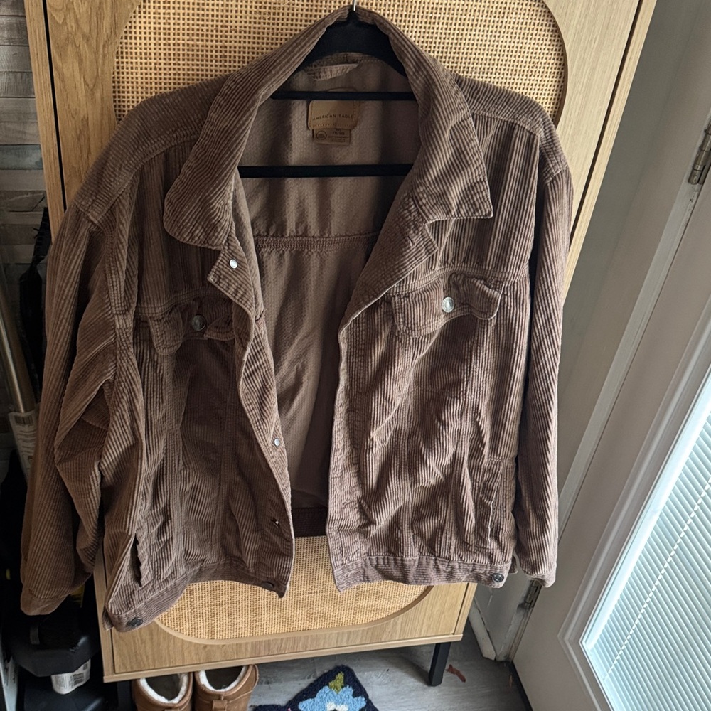 American Eagle Outfitters Brown Corduroy Jacket